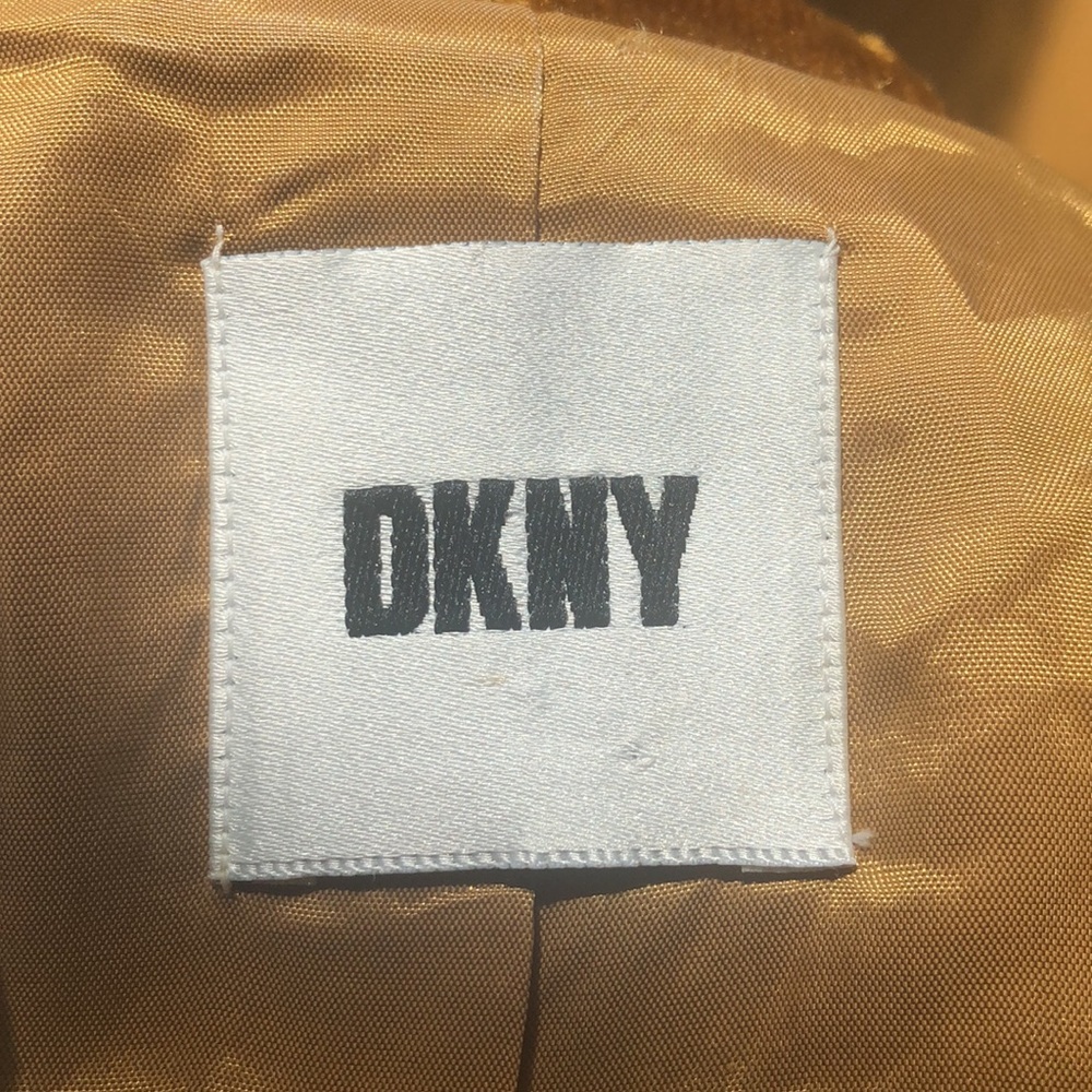 DKNY GOLD BLAZER- Special Occasion / damage - Picture 3 of 9
